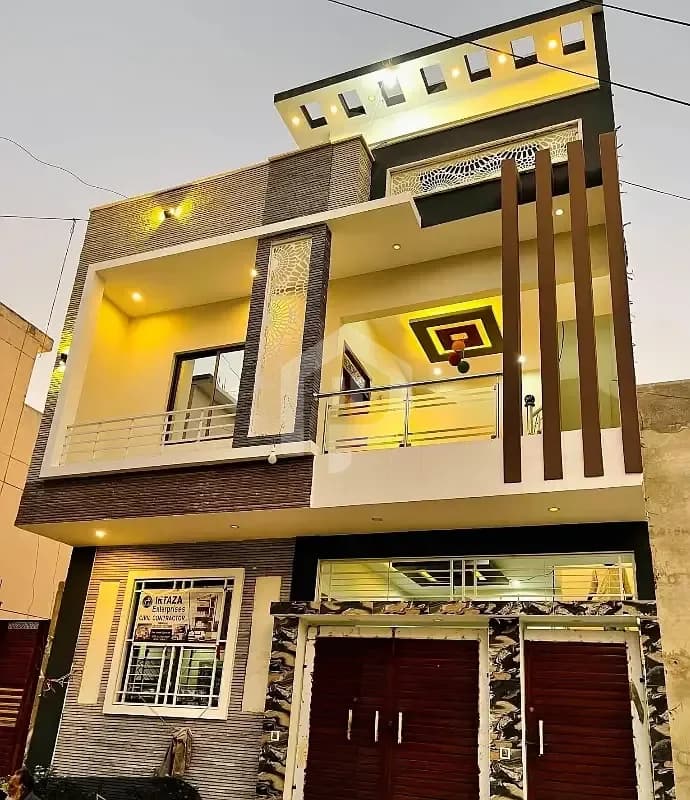 30 Feet Road Facing Most Reasonable Chance Deal 120 Square Yards West Open Double Storey Leased House — for sale in Saadi Garden